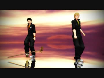 【MMDHQ!!】赤葦と木葉でジャバヲッキー・ジャバヲッカ