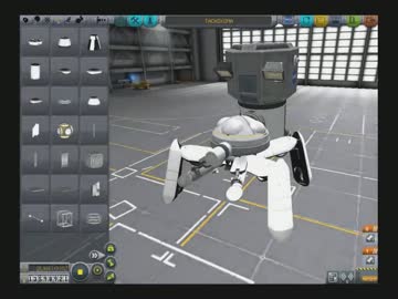 【KSP】 タチコマ(仮)を作ってみた。
