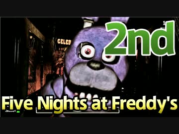【実況】契約書ちゃんと見ときゃよかった 『Five Nights at Freddy's』　2nd Night