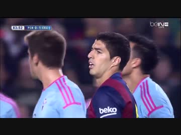 【14/15リーガエスパニョーラ第10節】バルセロナ × セルタ デ ビーゴ