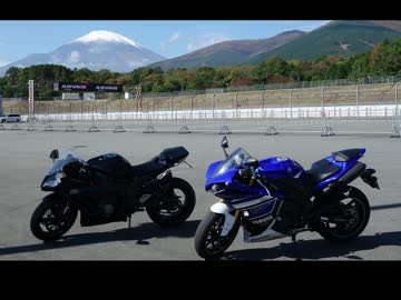 【ZX-10R】富士スピードウェイで直線番長【YZF-R1】