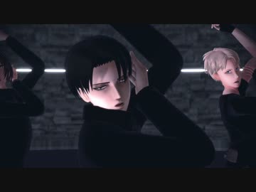 【進撃のMMD】被害妄想携帯幹部（強）