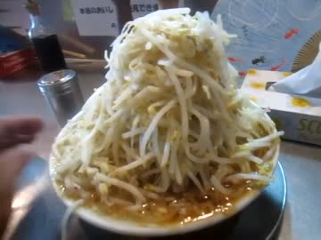 【大盛り】ラーメン大堀切店のラーメン中盛り野菜増し増し