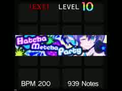 【jubeat analyser】 Hatcha Metcha Party(EXT) 【創作譜面】