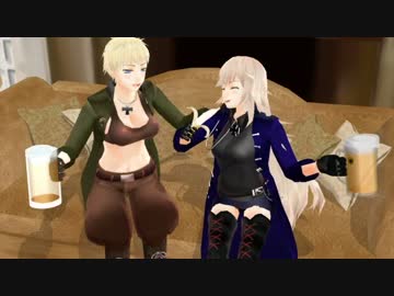 【APヘタリアMMD】トウザイレイヴァー