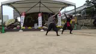 【安芸ひろしま武将隊】2014.11.9／広島城二ノ丸13:30回(前半)