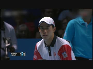 【ATPファイナルズ】 錦織圭vsA.マレー 【高画質】