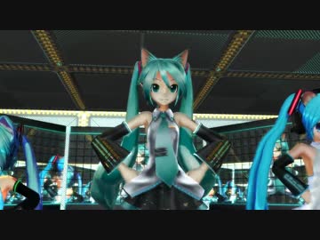 【MikuMikuDance】ミクさんたちで『ねこみみスイッチ.』【HD・60fps】