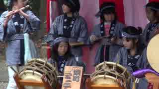 子どもお囃子連の演奏