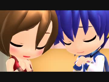 【KAITO_V3＆MEIKO_V3】告白予行練習【ＭＭＤ＆カバー】
