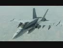 スーパーホーネット　空中給油の様子　F-18E Super Hornets