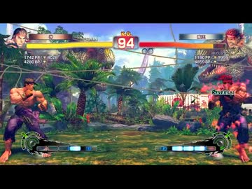 ウルトラストリートファイターⅣ 竜一vsあき part1