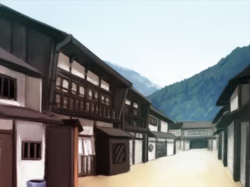 東の国の賑やかな街