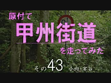 原付で甲州街道を走ってみた（その43）小向-宮谷