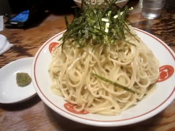 【大盛り】唐そばつけ麺特盛４玉にチャレンジ　FUJIFILM SQUARE