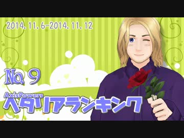 AxisPowersヘタリアランキング　№9（11/6～11/12）