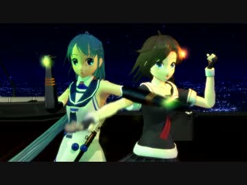 【MMD-PVF2】五月雨・時雨 Twinkle Days【MMD艦これ】
