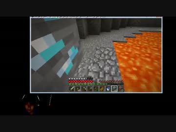 【MineCraft】部屋の電気を消して恐怖のダイヤ探し　その3【ゲーム実況