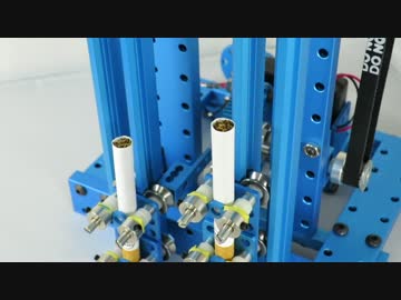 Makeblockでたばこの葉っぱを詰めてみた。