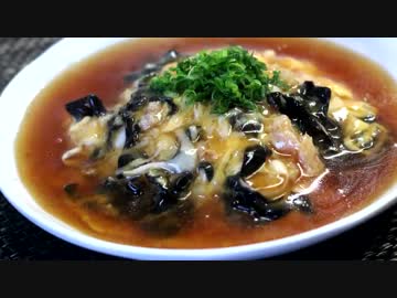 天津丼♪　～たっぷりの甘酢餡で！～　【缶詰料理祭】