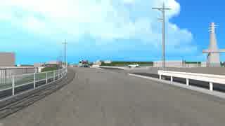 【MMD】GS付近の道路を走ってみるテスト３