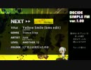 【BMS】 DECIDE SIMPLE FM ver. 1.01 【LR2ディサイドスキン】　[14/12/11更新]