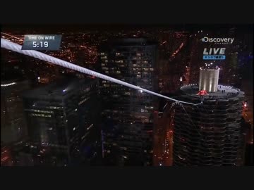 シカゴ高層ビル綱渡り1