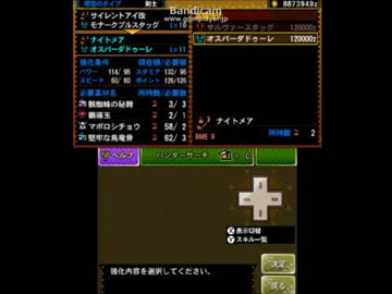 【MH4G】ラージャン用氷属性虫の作り方【昏睡のナイトメア】