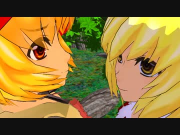 【東方ＭＭＤ】秋姉妹【三時間以内でMMD動画を一本作る選手権】