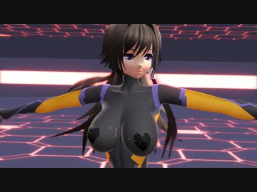 【MMD】うちの唯依姫で(test)『ダブルラリアット』