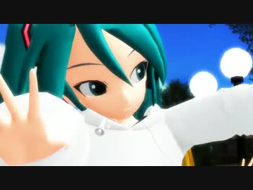 【MMD】パーカーを着たミクとネルで｢えれくとりっく・えんじぇぅ｣