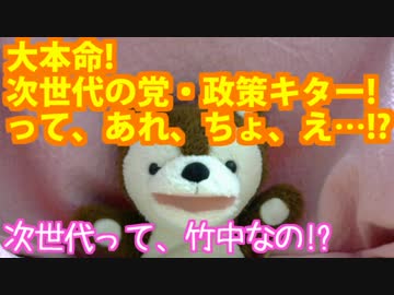 大本命!　次世代の党・政策を見てみよう! って、あれ、ちょ、え！！？