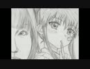 鉛筆で描いて見た！１０１　巽　悠衣子　kiss×sis　住之江りこ