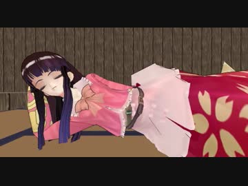【東方MMD】ニート輝夜が頑張って外に出た