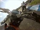 トリッカーでモタードレースに参戦