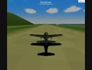 YSFlight 紫電で春島から葛城