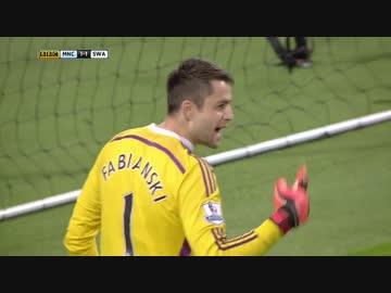 マンチェスター C vs スウォンジー ハイライト