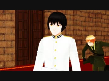 【APヘタリアMMD】壁ドン？なのか…