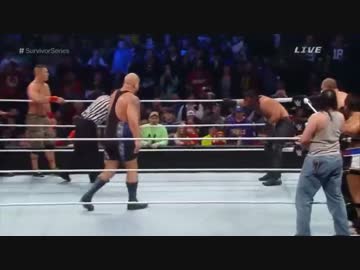 【WWE】 チームシナ vs チームオーソリティー Part2