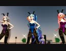 【MMD】バニーミク・ルカ・IAで「一心不乱」フィギュア風
