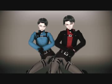 【進撃のMMD】teamリヴァイでGENTLEMAN（エクササイズ）
