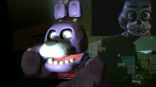 【Five Nights at Freddy's 2】の予告編をボニーに見せた時の反応