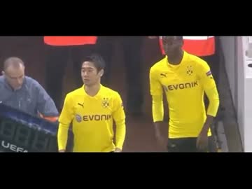 【香川真司】 アーセナル vs ドルトムント CL 【タッチ集】