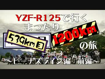 YZF-R125で行く、まったり1200kmの旅　Part.3【ビーナスラインツー前編】