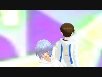 【MMD】シンちゃん・綾波　ロゼッタ
