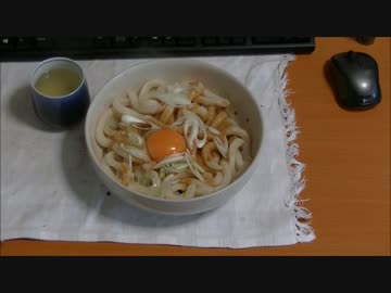 パンツマンの伊勢うどん。