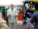 か～ねるとドアラとつば九郎　in　沖縄・浦添