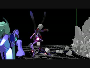 【MMD】壁壊してみた