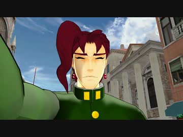 【ジョジョ】花京院が壁ドンしてしまった【MMD】