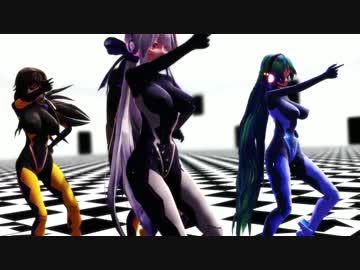 【MMD】うちの唯依姫達で(ex)『美脚戦隊スレンダー』